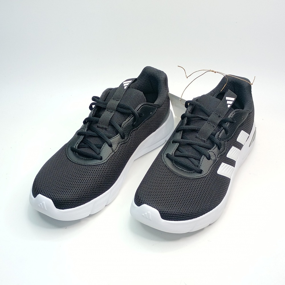 Adidas Cloudfoam Flex Laces Men Size 9 Black White Mesh HQ4854
